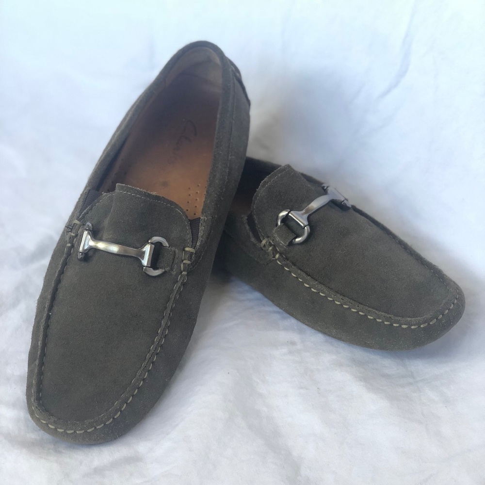 Clarks Men’s Suede Leather Loafers / Driving Shoes